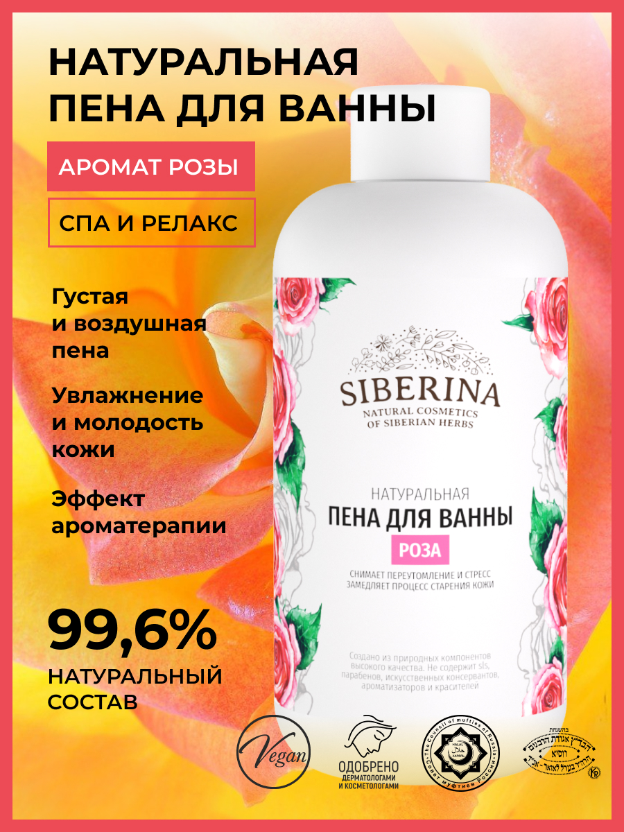 Пена для ванны 